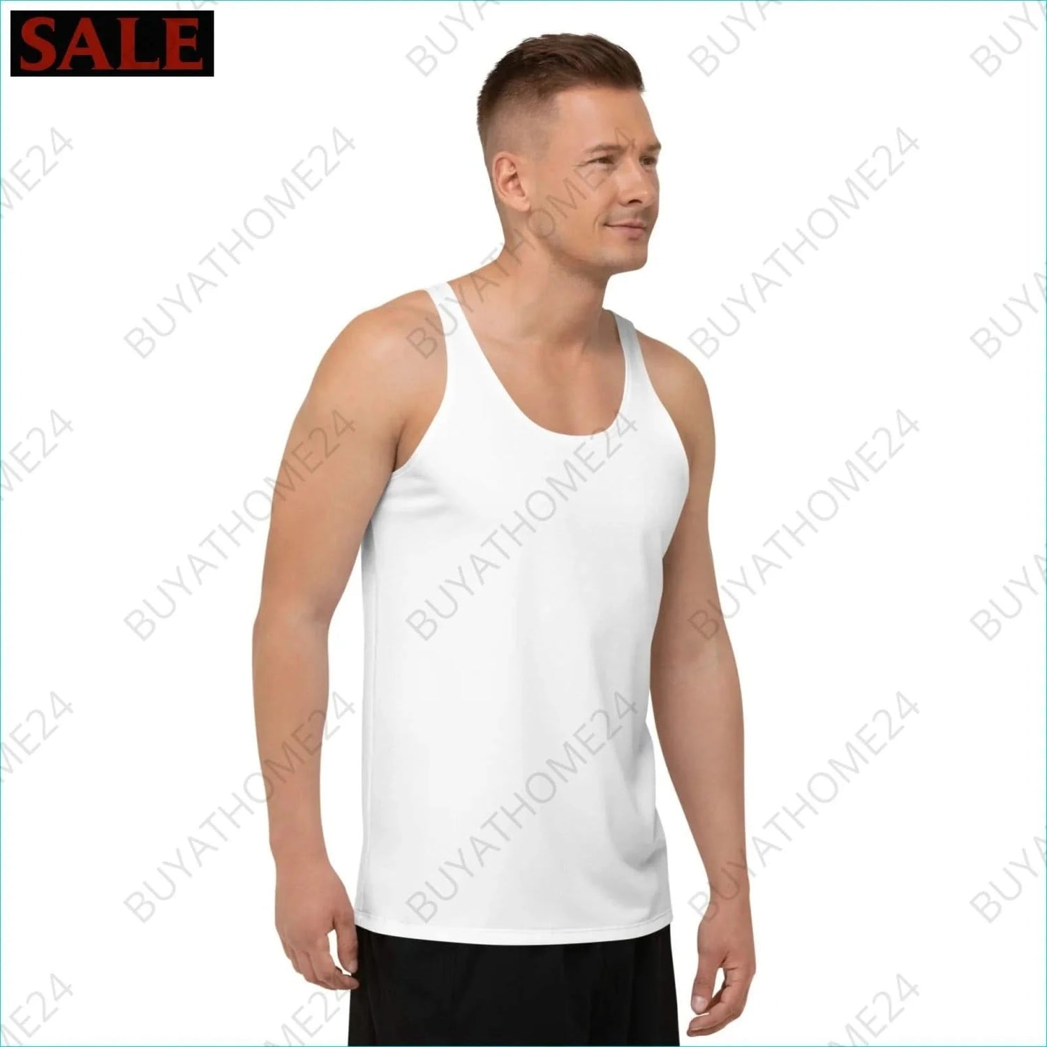 Herren Sport Tank Top XS-2XL - BUYATHOME24 - Textildruck - GERMANY - HERRENMODE, Sport Tank Top