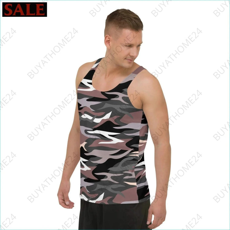 Herren Sport Tank Top XS-2XL - BUYATHOME24 - Textildruck - GERMANY - HERRENMODE, Sport Tank Top