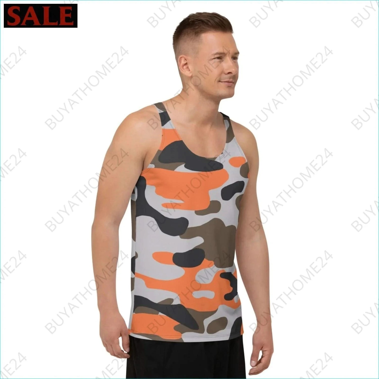 Herren Sport Tank Top XS-2XL - BUYATHOME24 - Textildruck - GERMANY - HERRENMODE, Sport Tank Top