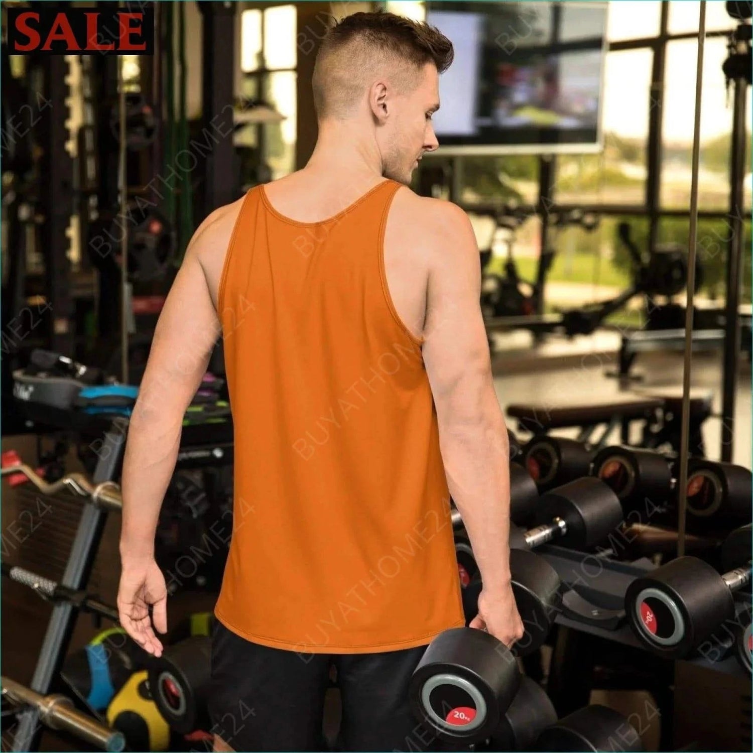 Herren Sport Tank Top XS-2XL - BUYATHOME24 - Textildruck - GERMANY - HERRENMODE, Sport Tank Top