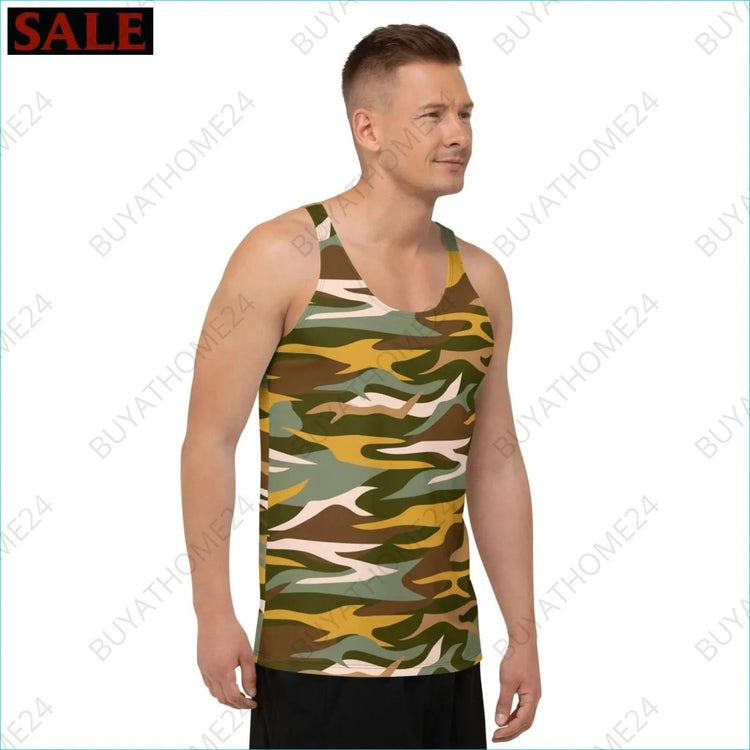 Herren Sport Tank Top XS-2XL - BUYATHOME24 - Textildruck - GERMANY - HERRENMODE, Sport Tank Top