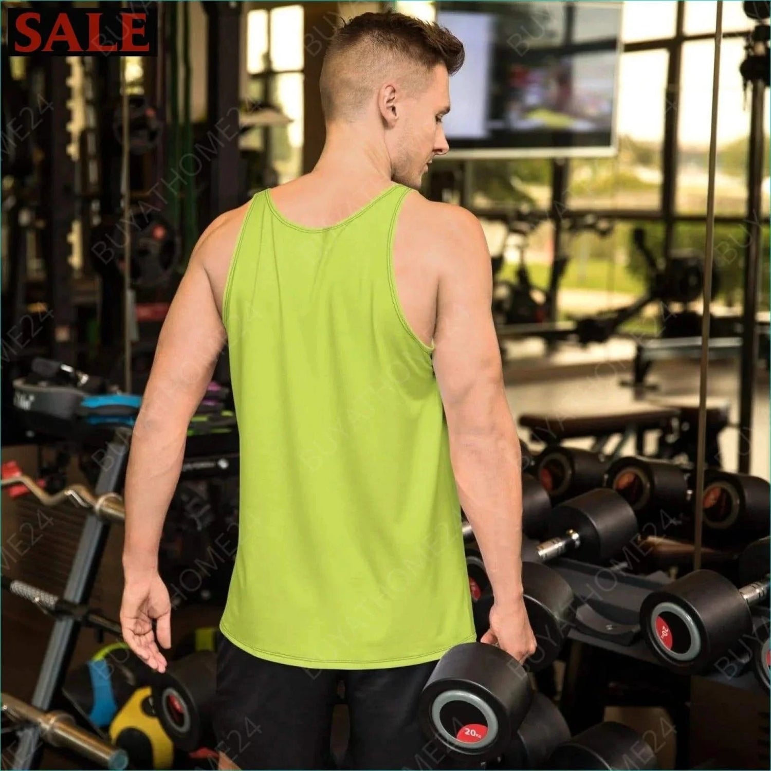 Herren Sport Tank Top XS-2XL - BUYATHOME24 - Textildruck - GERMANY - HERRENMODE, Sport Tank Top