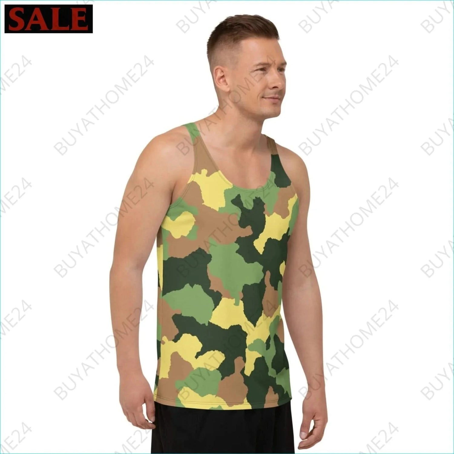 Herren Sport Tank Top XS-2XL - BUYATHOME24 - Textildruck - GERMANY - HERRENMODE, Sport Tank Top