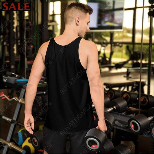 Herren Sport Tank Top XS-2XL - BUYATHOME24 - Textildruck - GERMANY - HERRENMODE, Sport Tank Top