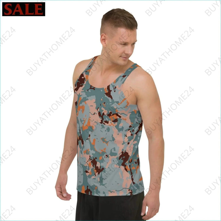 Herren Sport Tank Top XS-2XL - BUYATHOME24 - Textildruck - GERMANY - HERRENMODE, Sport Tank Top