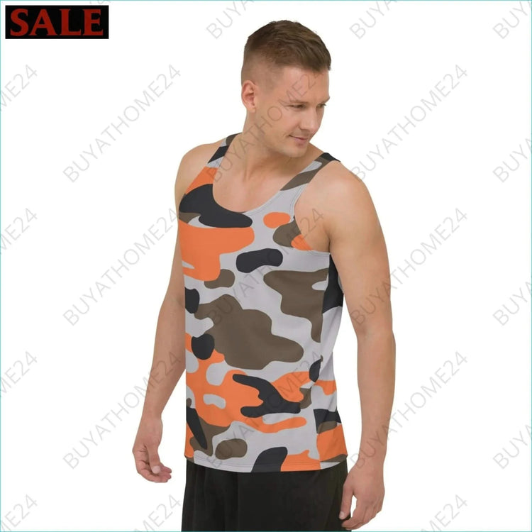 Herren Sport Tank Top XS-2XL - BUYATHOME24 - Textildruck - GERMANY - HERRENMODE, Sport Tank Top