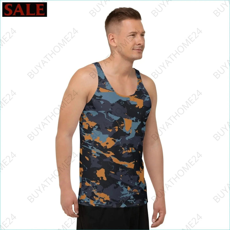 Herren Sport Tank Top XS-2XL - BUYATHOME24 - Textildruck - GERMANY - HERRENMODE, Sport Tank Top