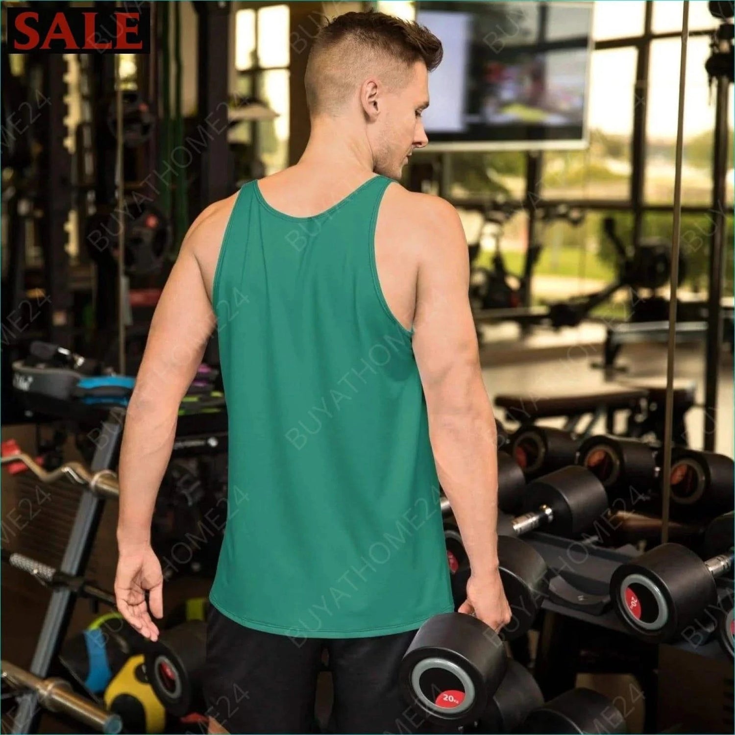 Herren Sport Tank Top XS-2XL - BUYATHOME24 - Textildruck - GERMANY - HERRENMODE, Sport Tank Top