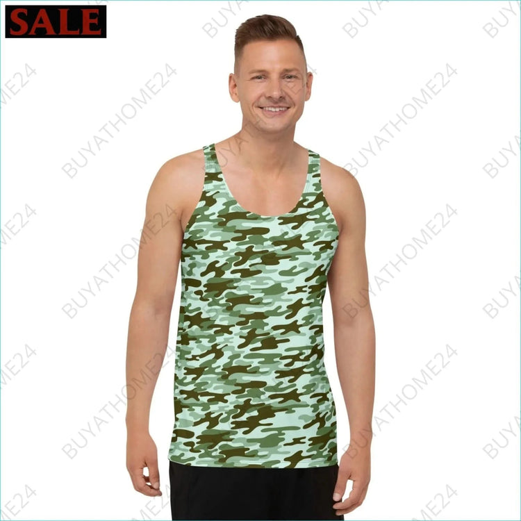 Herren Sport Tank Top XS-2XL - BUYATHOME24 - Textildruck - GERMANY - HERRENMODE, Sport Tank Top