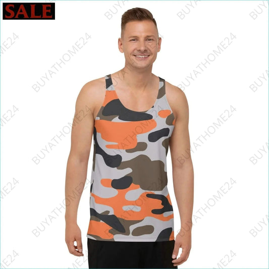 Herren Sport Tank Top XS-2XL - BUYATHOME24 - Textildruck - GERMANY - HERRENMODE, Sport Tank Top