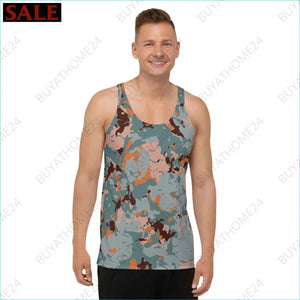 Herren Sport Tank Top XS-2XL - BUYATHOME24 - Textildruck - GERMANY - HERRENMODE, Sport Tank Top