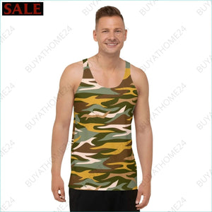 Herren Sport Tank Top XS-2XL - BUYATHOME24 - Textildruck - GERMANY - HERRENMODE, Sport Tank Top