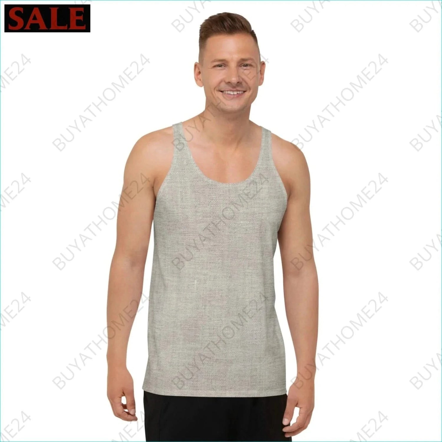 Herren Sport Tank Top XS-2XL - BUYATHOME24 - Textildruck - GERMANY - HERRENMODE, Sport Tank Top