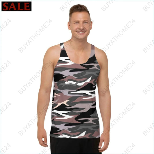 Herren Sport Tank Top XS-2XL - BUYATHOME24 - Textildruck - GERMANY - HERRENMODE, Sport Tank Top