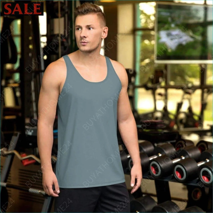 Herren Sport Tank Top XS-2XL - BUYATHOME24 - Textildruck - GERMANY - HERRENMODE, Sport Tank Top