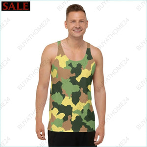 Herren Sport Tank Top XS-2XL - BUYATHOME24 - Textildruck - GERMANY - HERRENMODE, Sport Tank Top