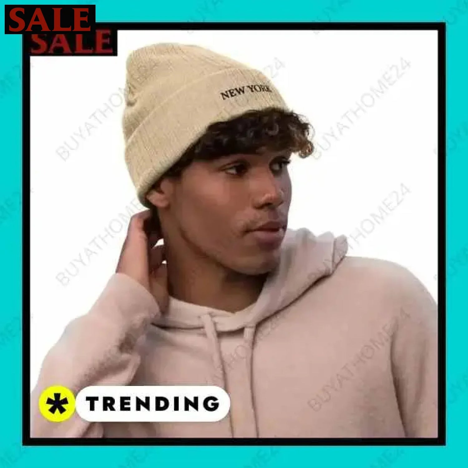• Wintermütze I Herren & Damen Strickmütze 45 cm - 64 cm  Textildruck BUYATHOME24, T-Shirts BUYATHOME24, Hoodies BUYATHOME24,  Hosen BUYATHOME24, Jacken BUYATHOME24, Schuhe BUYATHOME24