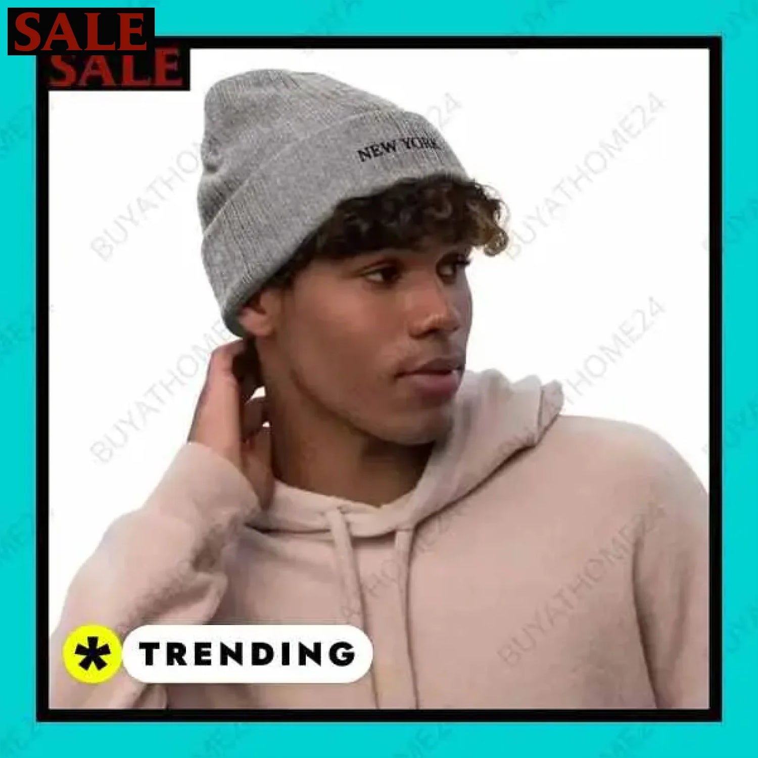 • Wintermütze I Herren & Damen Strickmütze 45 cm - 64 cm  Textildruck BUYATHOME24, T-Shirts BUYATHOME24, Hoodies BUYATHOME24,  Hosen BUYATHOME24, Jacken BUYATHOME24, Schuhe BUYATHOME24