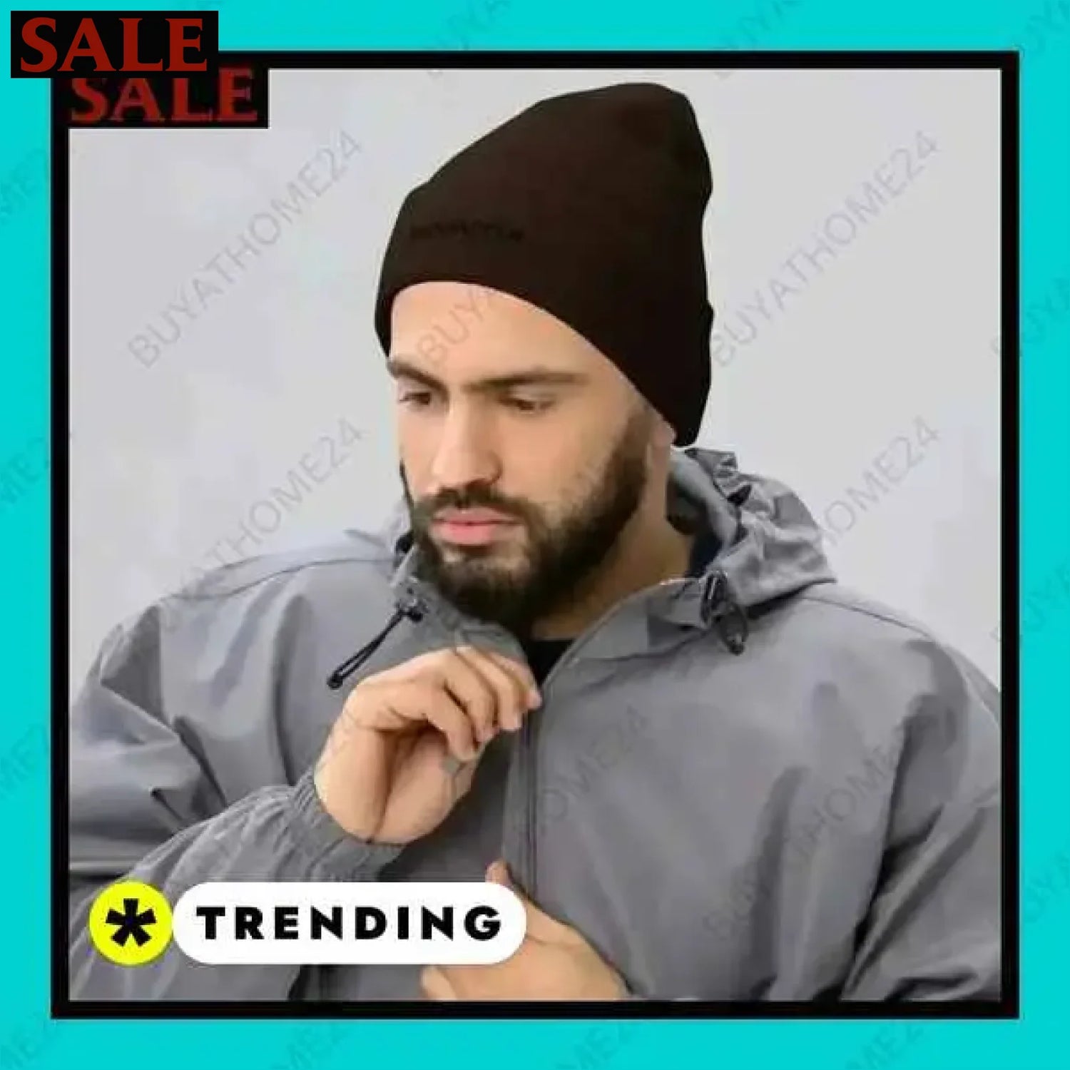 • Wintermütze I Herren & Damen Strickmütze 44 cm - 47 cm  Textildruck BUYATHOME24, T-Shirts BUYATHOME24, Hoodies BUYATHOME24,  Hosen BUYATHOME24, Jacken BUYATHOME24, Schuhe BUYATHOME24
