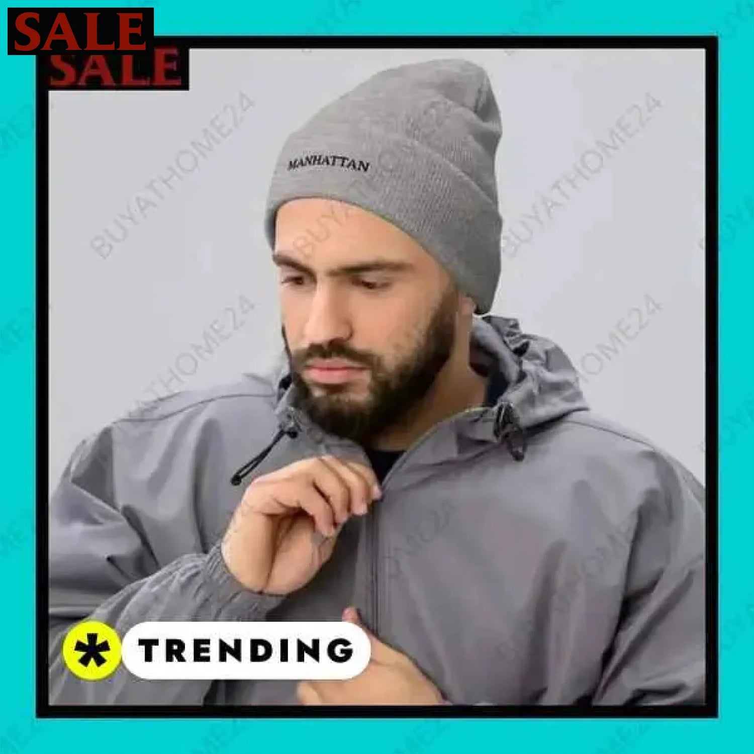 • Wintermütze I Herren & Damen Strickmütze 44 cm - 47 cm  Textildruck BUYATHOME24, T-Shirts BUYATHOME24, Hoodies BUYATHOME24,  Hosen BUYATHOME24, Jacken BUYATHOME24, Schuhe BUYATHOME24
