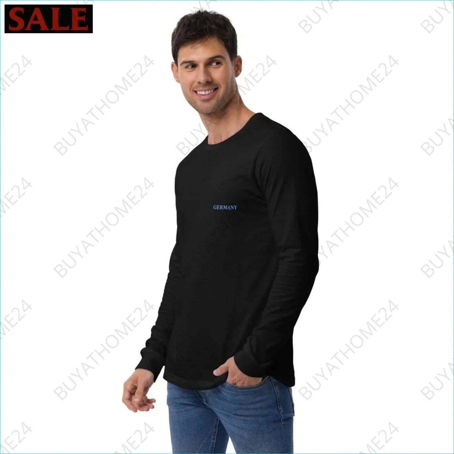 Herren Sweatshirt XS-2XL - BUYATHOME24 - bestickt - GERMANY - HERRENMODE, Sweatshirt, YOUR STYLE