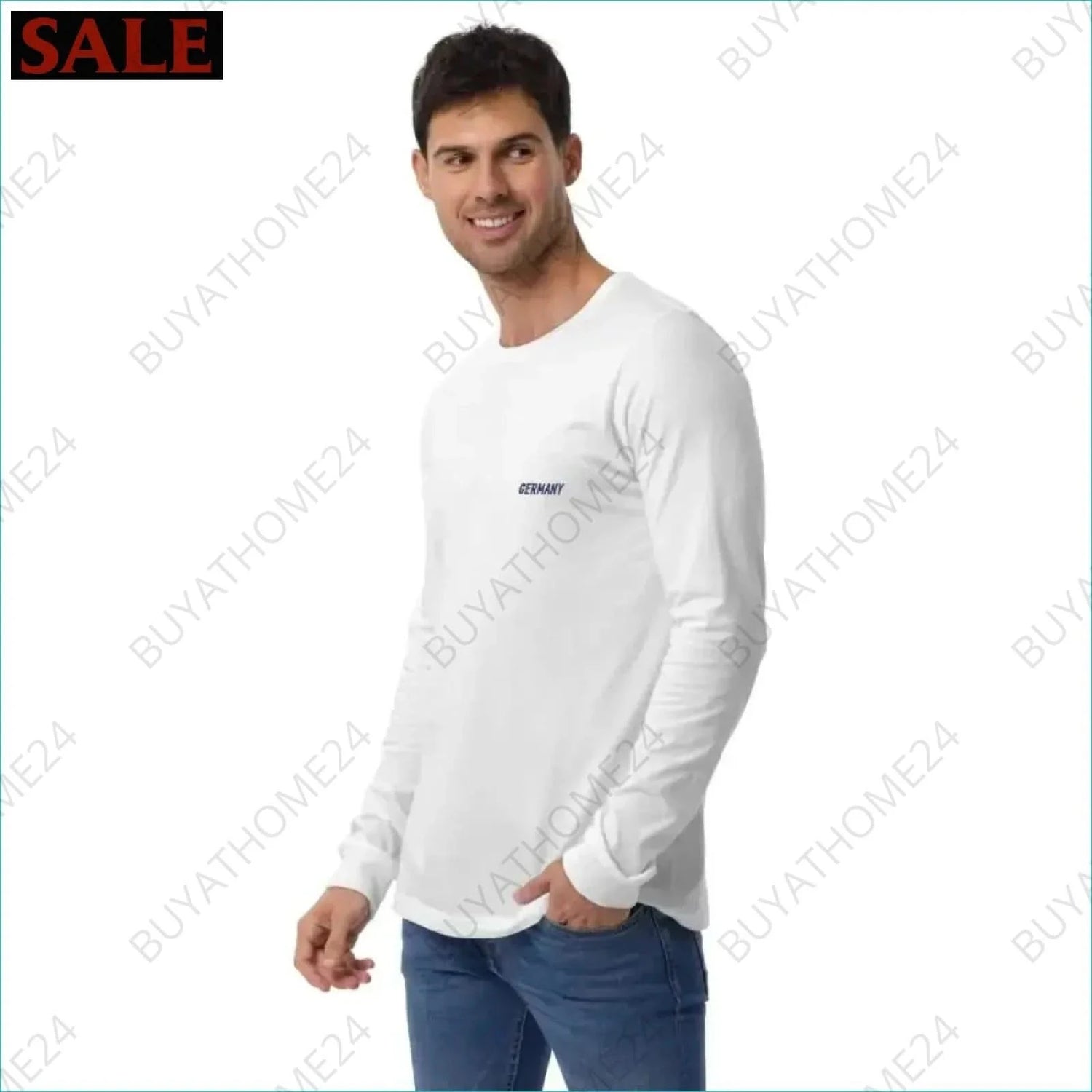 Herren Sweatshirt XS-2XL - BUYATHOME24 - bestickt - GERMANY - HERRENMODE, Sweatshirt, YOUR STYLE