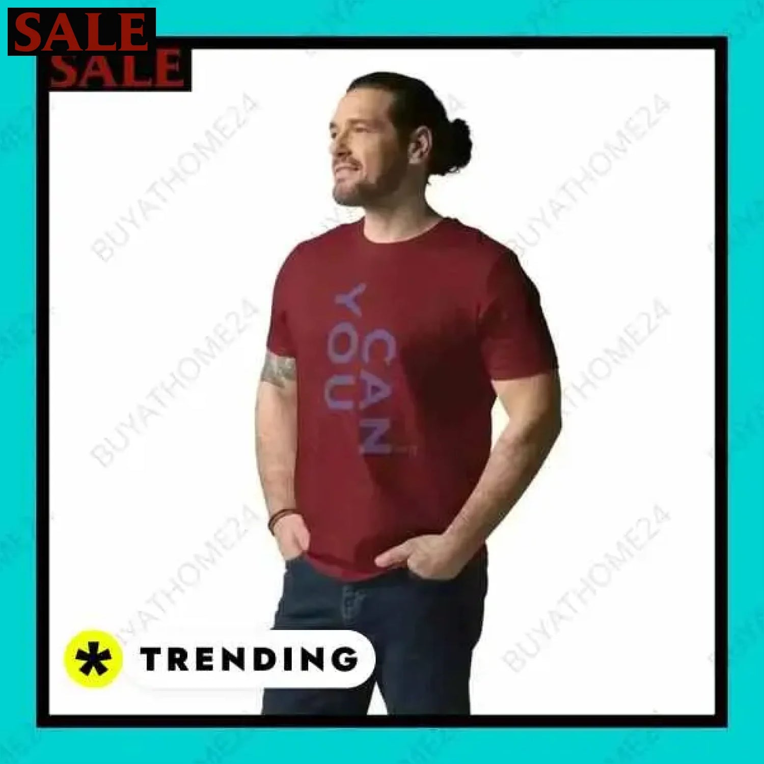 Herren T-Shirt aus Baumwolle bei BuyAtHome24 für jeden Anlass  Textildruck BUYATHOME24, T-Shirts BUYATHOME24, Hoodies BUYATHOME24,  Hosen BUYATHOME24, Jacken BUYATHOME24, Schuhe BUYATHOME24