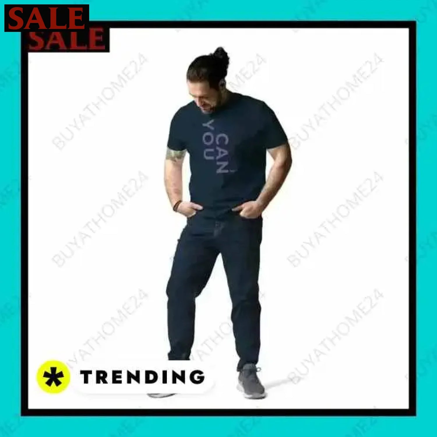 Herren T-Shirt aus Baumwolle bei BuyAtHome24 für jeden Anlass  Textildruck BUYATHOME24, T-Shirts BUYATHOME24, Hoodies BUYATHOME24,  Hosen BUYATHOME24, Jacken BUYATHOME24, Schuhe BUYATHOME24