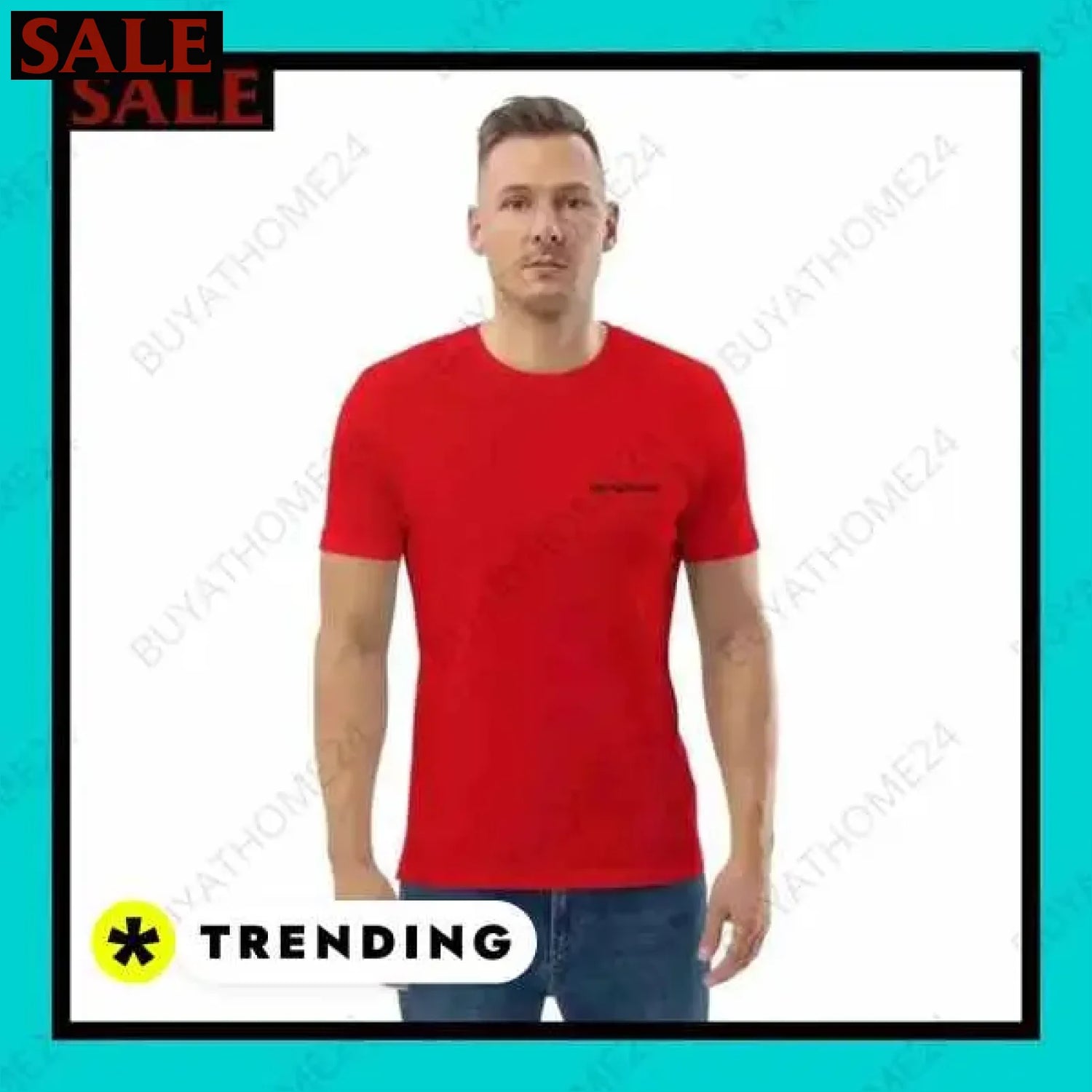 Herren T-Shirt aus Baumwolle bei BuyAtHome24 kaufen  Textildruck BUYATHOME24, T-Shirts BUYATHOME24, Hoodies BUYATHOME24,  Hosen BUYATHOME24, Jacken BUYATHOME24, Schuhe BUYATHOME24