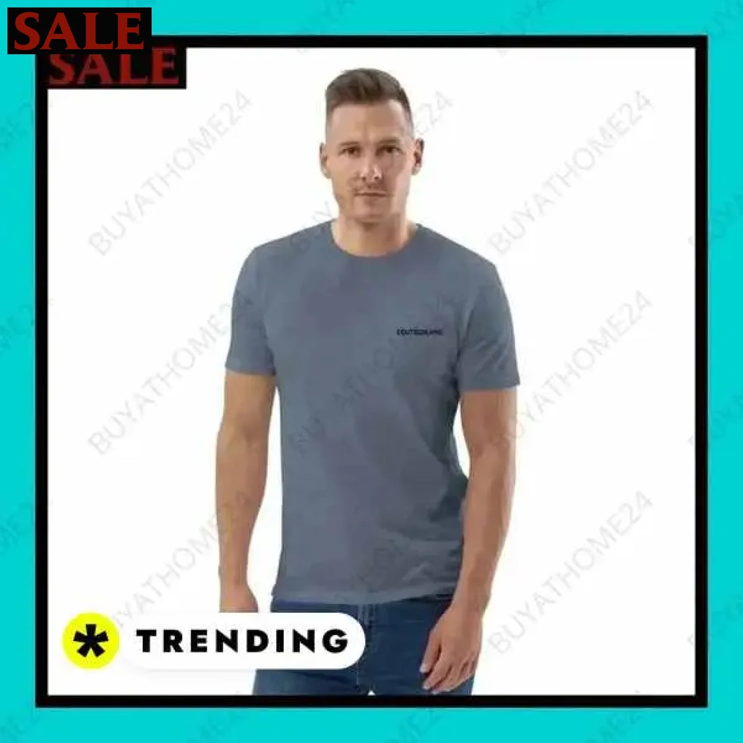 Herren T-Shirt aus Baumwolle bei BuyAtHome24 kaufen  Textildruck BUYATHOME24, T-Shirts BUYATHOME24, Hoodies BUYATHOME24,  Hosen BUYATHOME24, Jacken BUYATHOME24, Schuhe BUYATHOME24