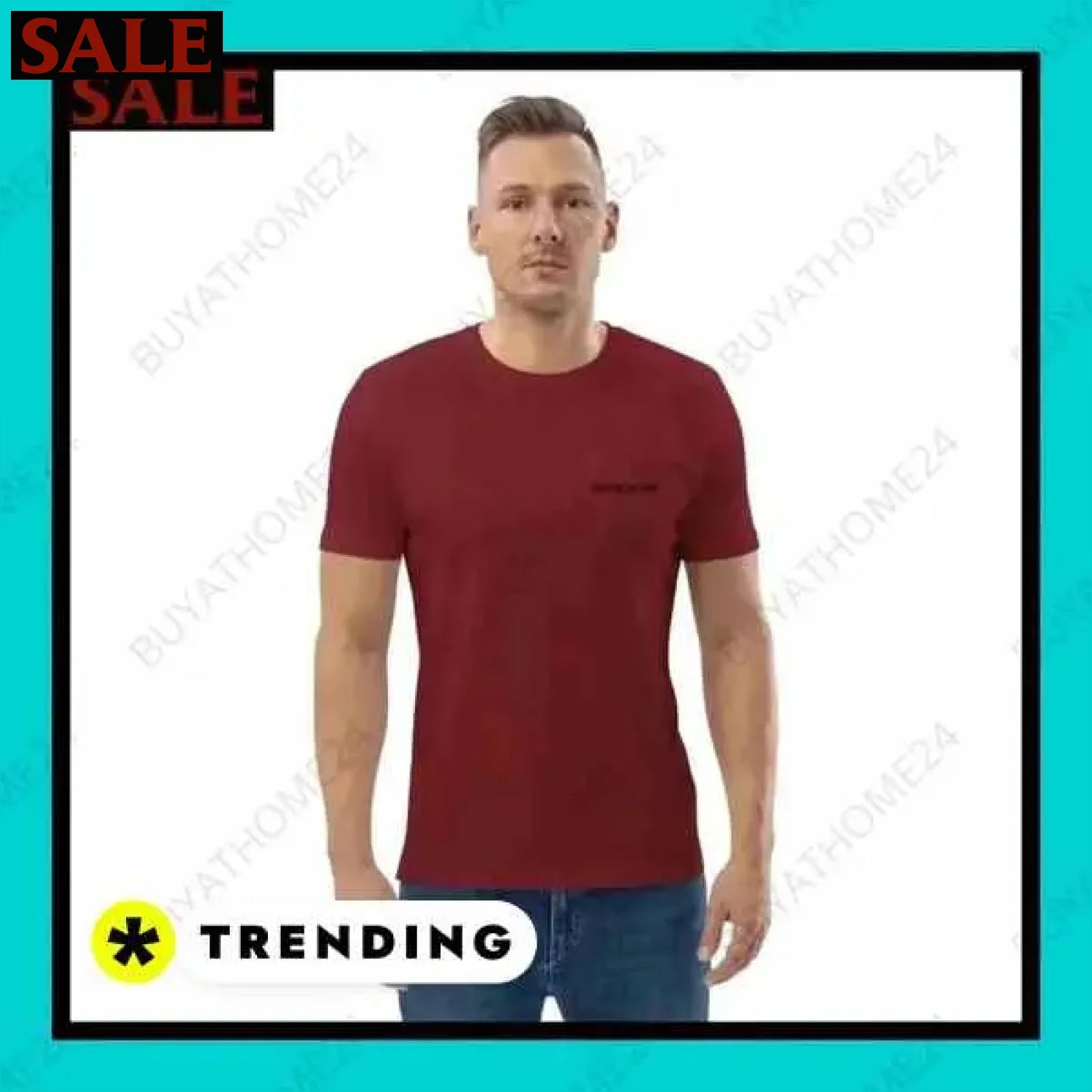 Herren T-Shirt aus Baumwolle bei BuyAtHome24 kaufen  Textildruck BUYATHOME24, T-Shirts BUYATHOME24, Hoodies BUYATHOME24,  Hosen BUYATHOME24, Jacken BUYATHOME24, Schuhe BUYATHOME24