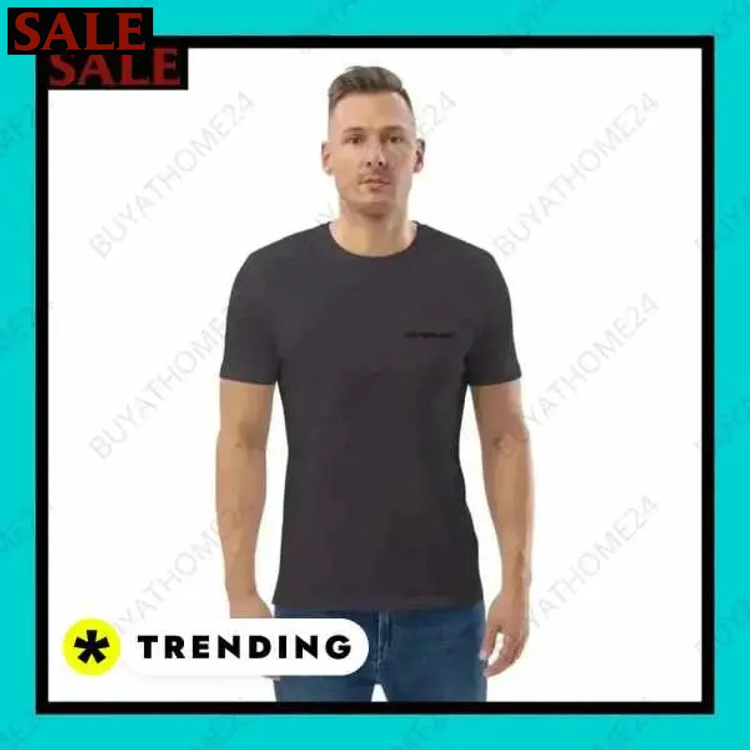 Herren T-Shirt aus Baumwolle bei BuyAtHome24 kaufen  Textildruck BUYATHOME24, T-Shirts BUYATHOME24, Hoodies BUYATHOME24,  Hosen BUYATHOME24, Jacken BUYATHOME24, Schuhe BUYATHOME24