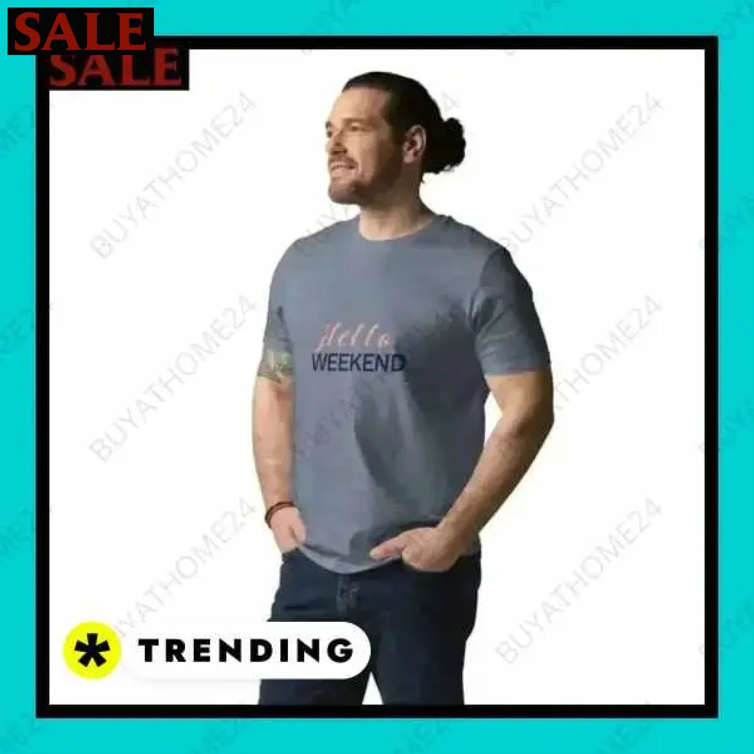 Herren T-Shirt aus Baumwolle für zeitlosen Stil und Komfort  Textildruck BUYATHOME24, T-Shirts BUYATHOME24, Hoodies BUYATHOME24,  Hosen BUYATHOME24, Jacken BUYATHOME24, Schuhe BUYATHOME24