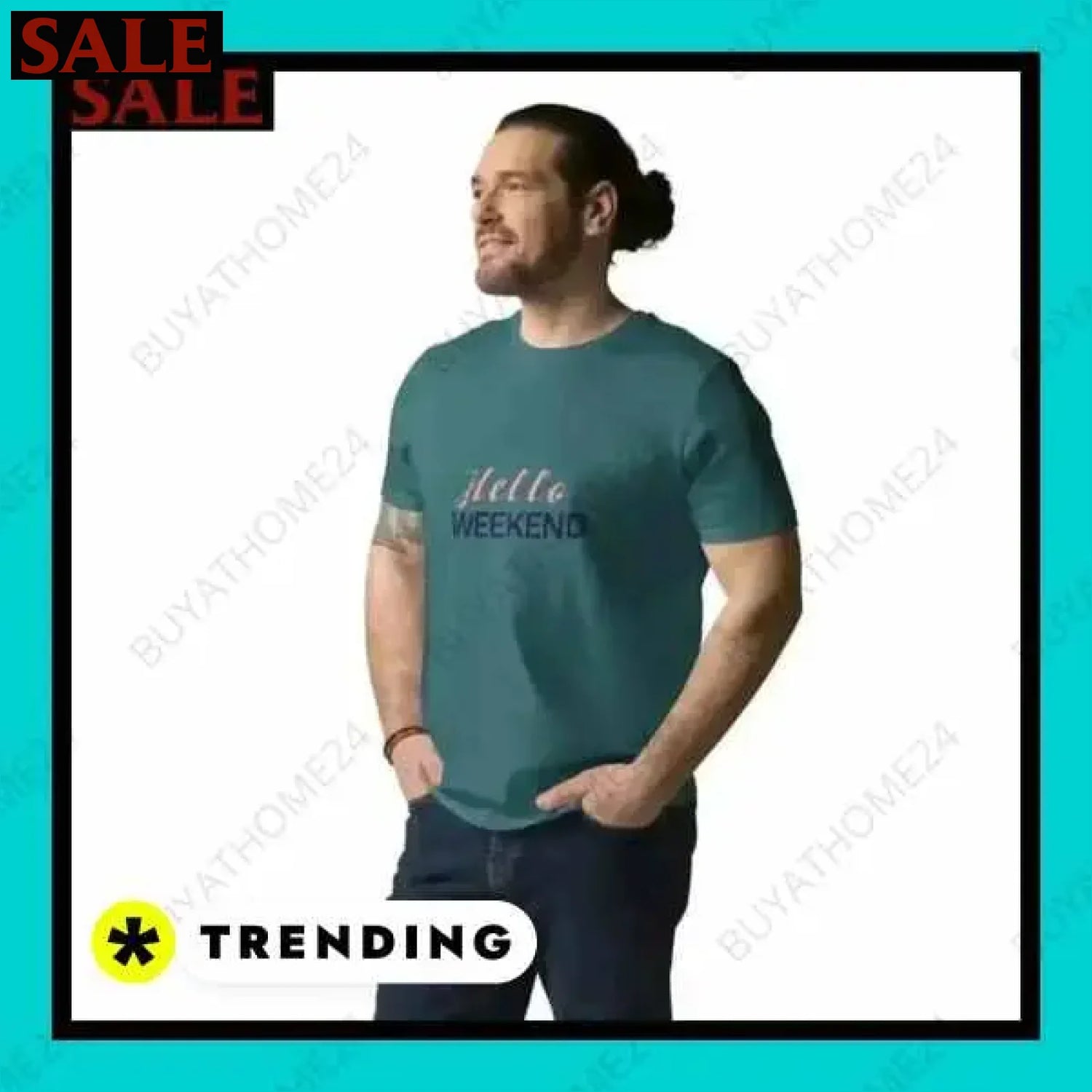 Herren T-Shirt aus Baumwolle für zeitlosen Stil und Komfort  Textildruck BUYATHOME24, T-Shirts BUYATHOME24, Hoodies BUYATHOME24,  Hosen BUYATHOME24, Jacken BUYATHOME24, Schuhe BUYATHOME24