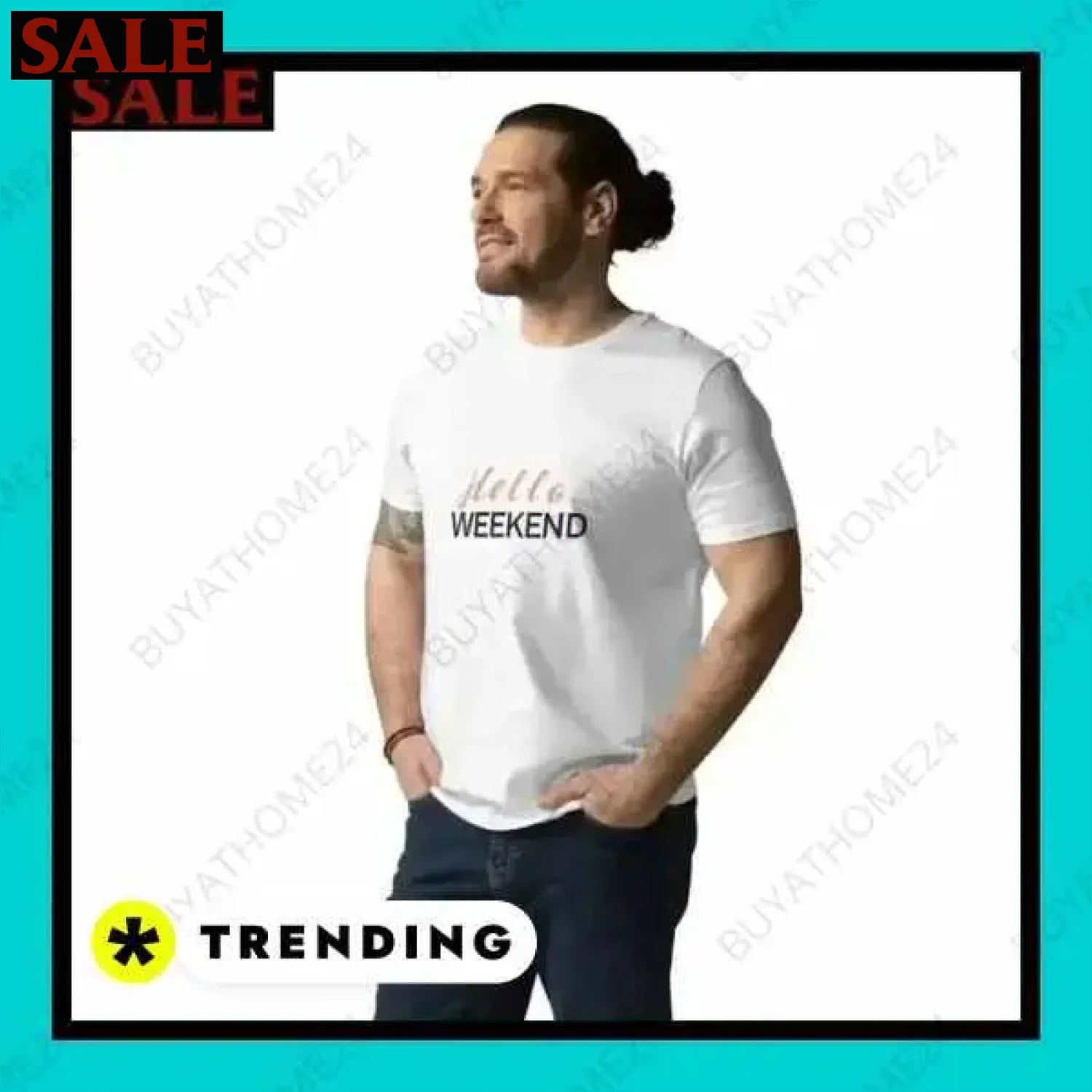 Herren T-Shirt aus Baumwolle für zeitlosen Stil und Komfort  Textildruck BUYATHOME24, T-Shirts BUYATHOME24, Hoodies BUYATHOME24,  Hosen BUYATHOME24, Jacken BUYATHOME24, Schuhe BUYATHOME24
