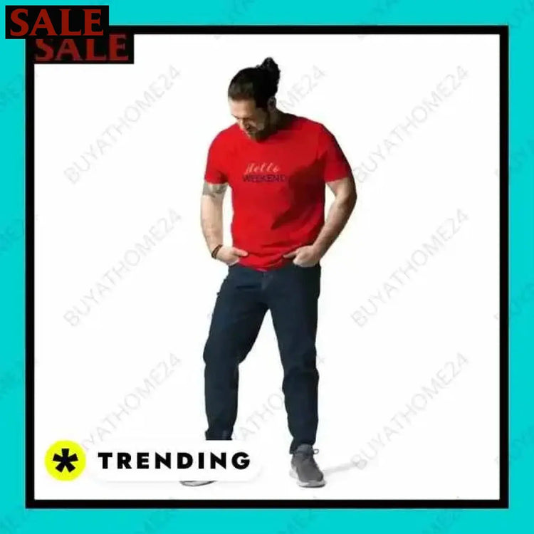 SALE % Rundhalsshirts I Kurzarm Grafik Unisex T-Shirt S-2XL BUYATHOME24®