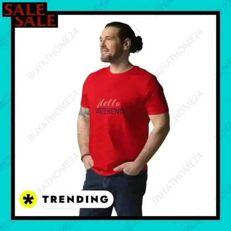 SALE % Rundhalsshirts I Kurzarm Grafik Unisex T-Shirt S-2XL BUYATHOME24®