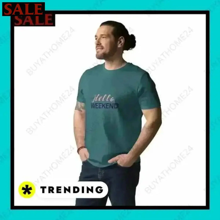 SALE % Rundhalsshirts I Kurzarm Grafik Unisex T-Shirt S-2XL BUYATHOME24®