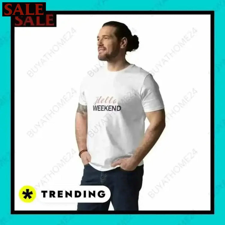 SALE % Rundhalsshirts I Kurzarm Grafik Unisex T-Shirt S-2XL BUYATHOME24®