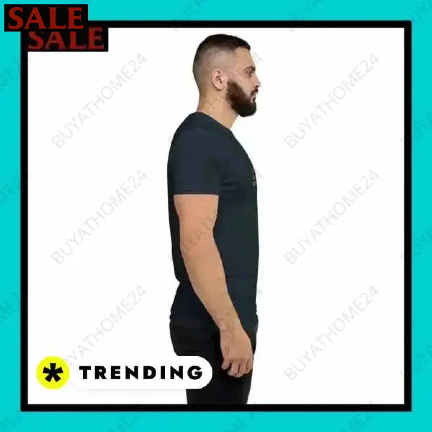 Herren T-Shirt aus Baumwolle in verschiedenen Größen bei buyathome24 i herren  Textildruck BUYATHOME24, T-Shirts BUYATHOME24, Hoodies BUYATHOME24,  Hosen BUYATHOME24, Jacken BUYATHOME24, Schuhe BUYATHOME24