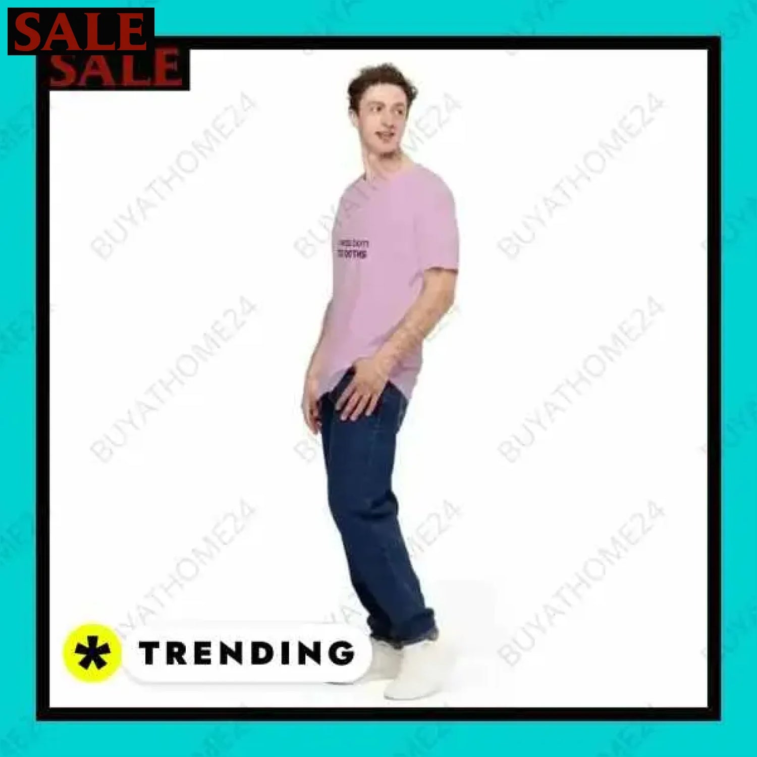 Herren T-Shirt aus Baumwolle in verschiedenen Größen bei buyathome24 i herren  Textildruck BUYATHOME24, T-Shirts BUYATHOME24, Hoodies BUYATHOME24,  Hosen BUYATHOME24, Jacken BUYATHOME24, Schuhe BUYATHOME24
