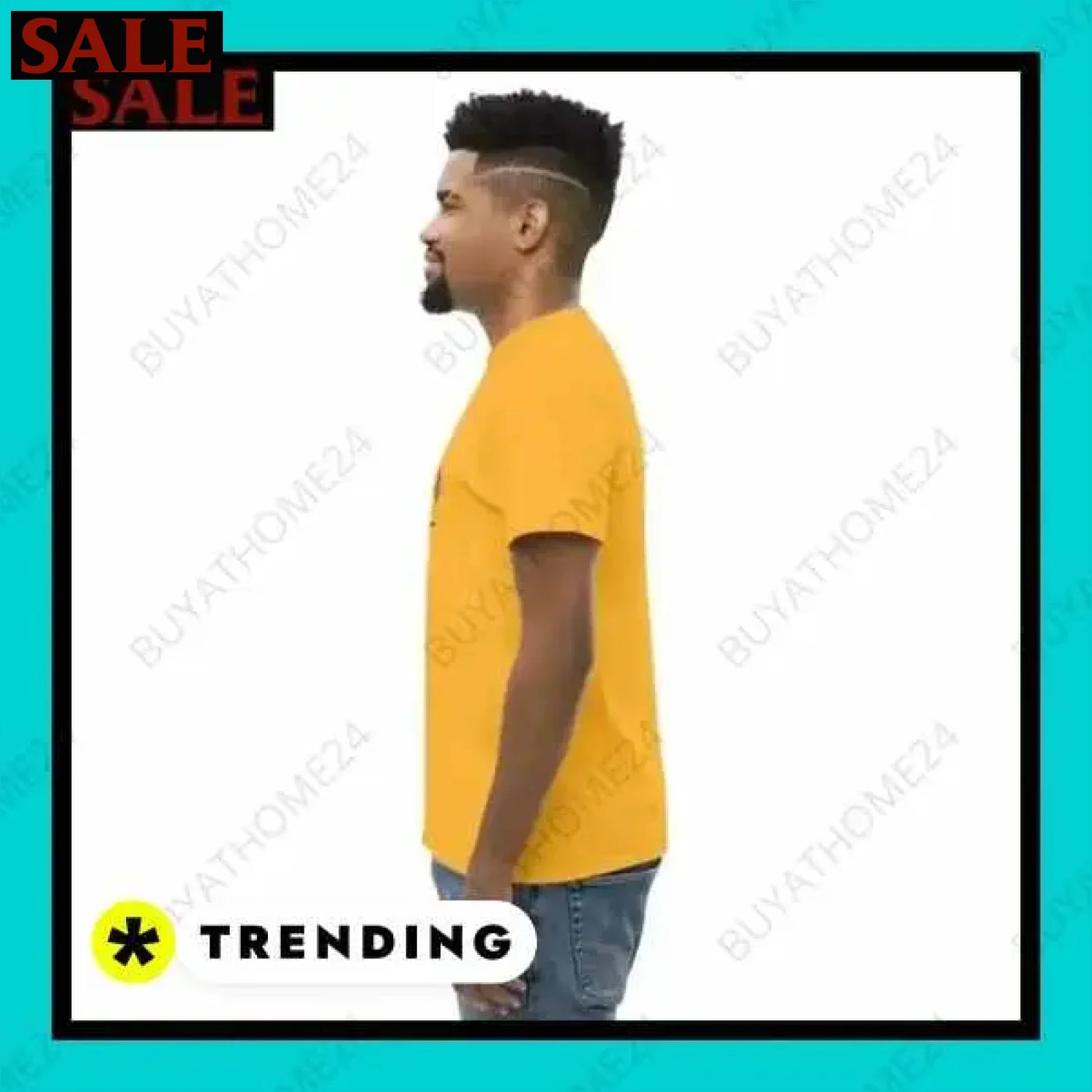 Herren T-Shirt aus Baumwolle in verschiedenen Größen für stilvollen Komfort  Textildruck BUYATHOME24, T-Shirts BUYATHOME24, Hoodies BUYATHOME24,  Hosen BUYATHOME24, Jacken BUYATHOME24, Schuhe BUYATHOME24