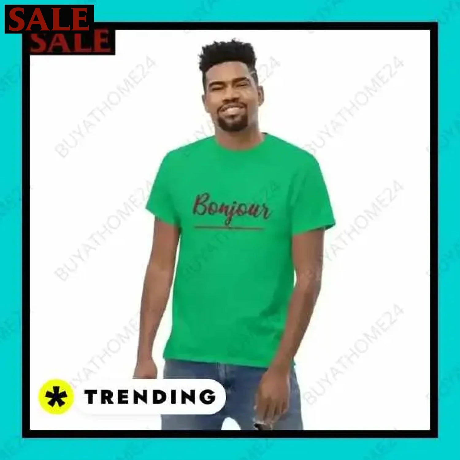 Herren T-Shirt aus Baumwolle in verschiedenen Größen für stilvollen Komfort  Textildruck BUYATHOME24, T-Shirts BUYATHOME24, Hoodies BUYATHOME24,  Hosen BUYATHOME24, Jacken BUYATHOME24, Schuhe BUYATHOME24