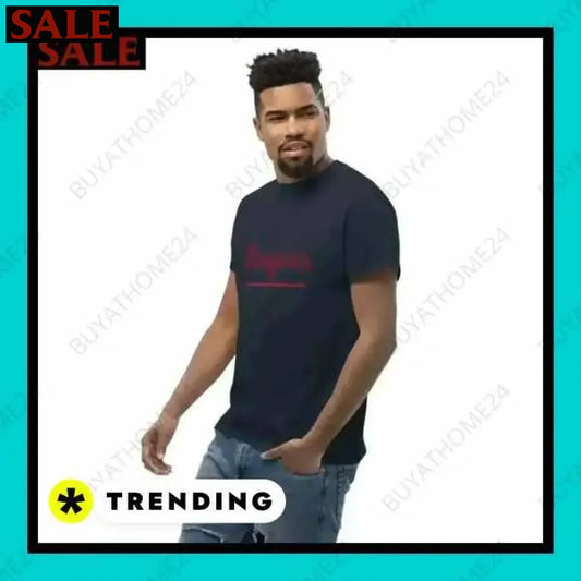 Herren T-Shirt aus Baumwolle in verschiedenen Größen für stilvollen Komfort  Textildruck BUYATHOME24, T-Shirts BUYATHOME24, Hoodies BUYATHOME24,  Hosen BUYATHOME24, Jacken BUYATHOME24, Schuhe BUYATHOME24