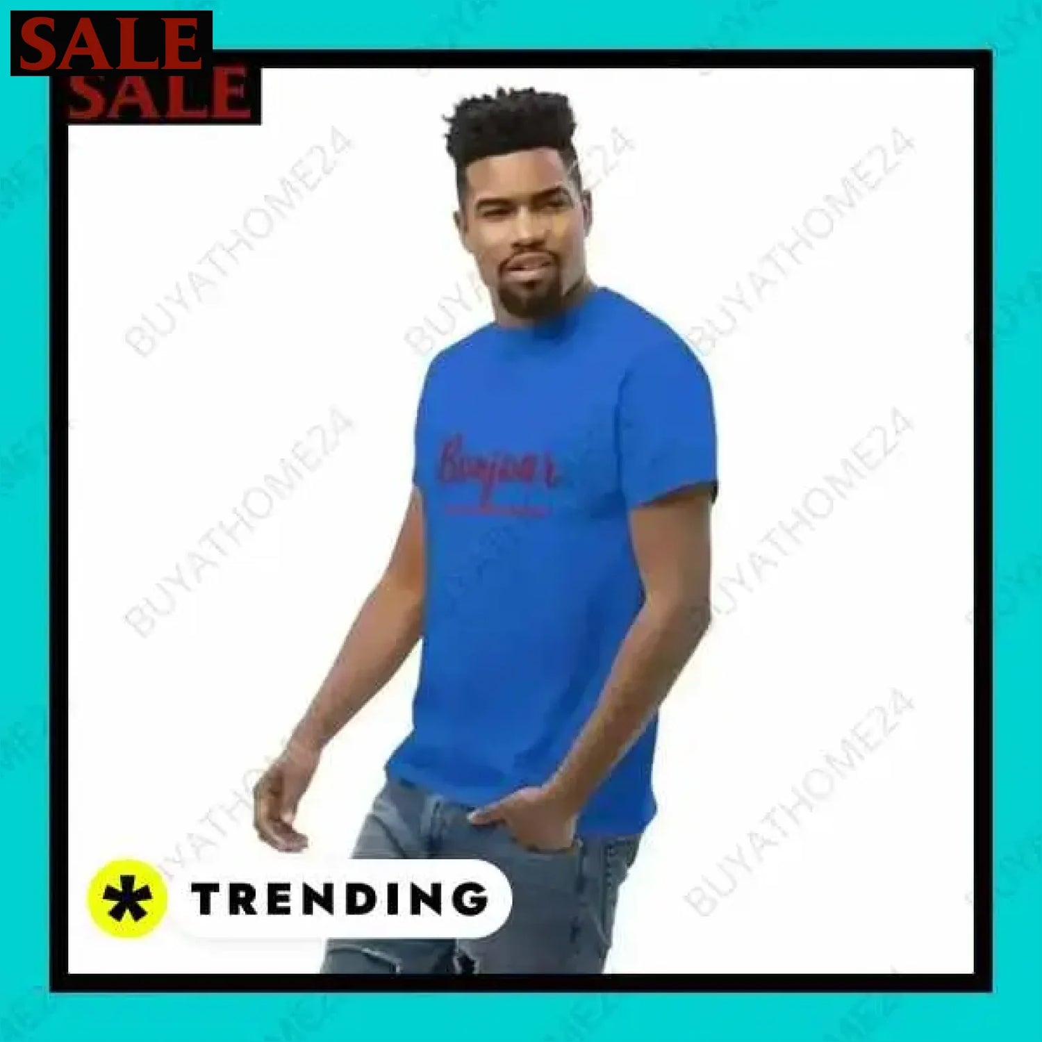 Herren T-Shirt aus Baumwolle in verschiedenen Größen für stilvollen Komfort  Textildruck BUYATHOME24, T-Shirts BUYATHOME24, Hoodies BUYATHOME24,  Hosen BUYATHOME24, Jacken BUYATHOME24, Schuhe BUYATHOME24