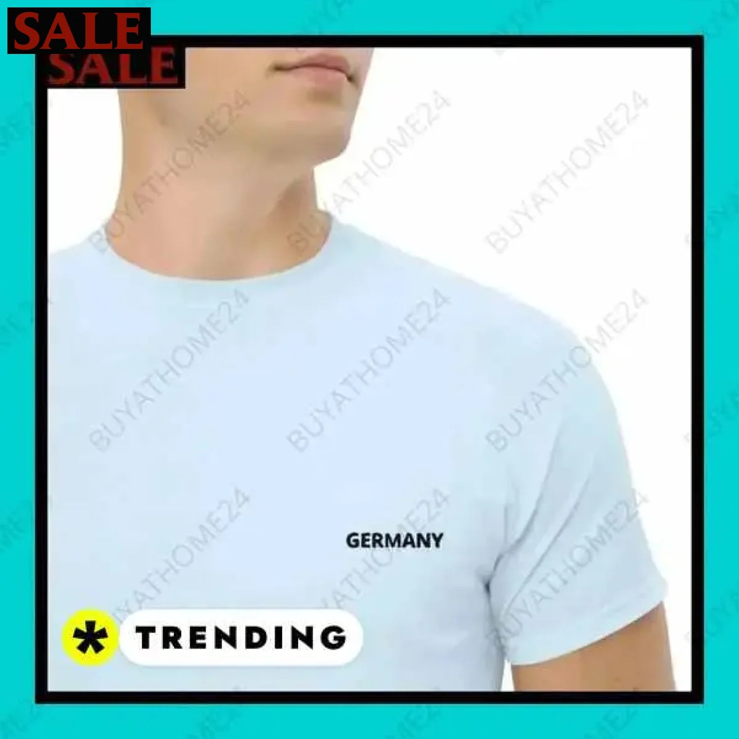 Herren T-Shirt aus Baumwolle in verschiedenen Größen für vielseitigen Stil  Textildruck BUYATHOME24, T-Shirts BUYATHOME24, Hoodies BUYATHOME24,  Hosen BUYATHOME24, Jacken BUYATHOME24, Schuhe BUYATHOME24