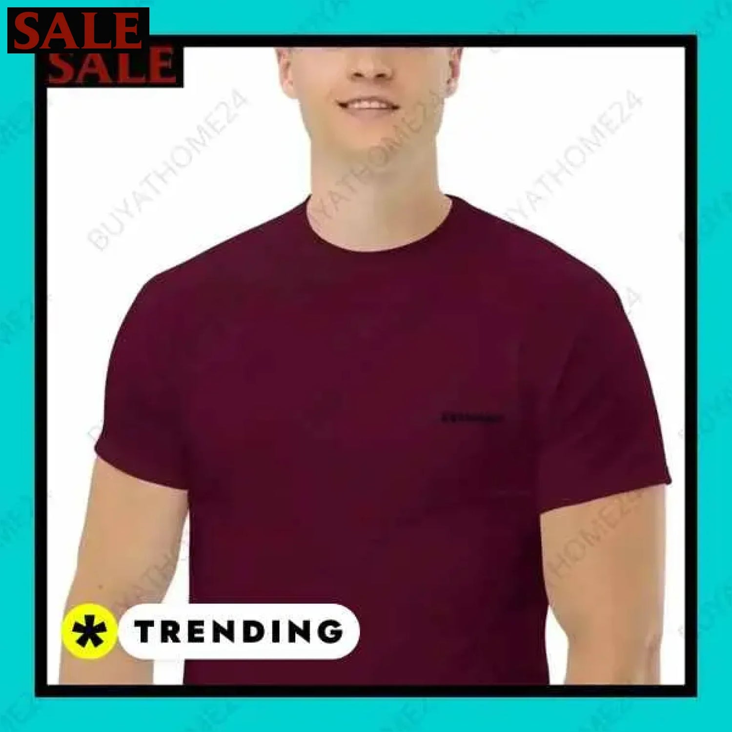 Herren T-Shirt aus Baumwolle in verschiedenen Größen für vielseitigen Stil  Textildruck BUYATHOME24, T-Shirts BUYATHOME24, Hoodies BUYATHOME24,  Hosen BUYATHOME24, Jacken BUYATHOME24, Schuhe BUYATHOME24