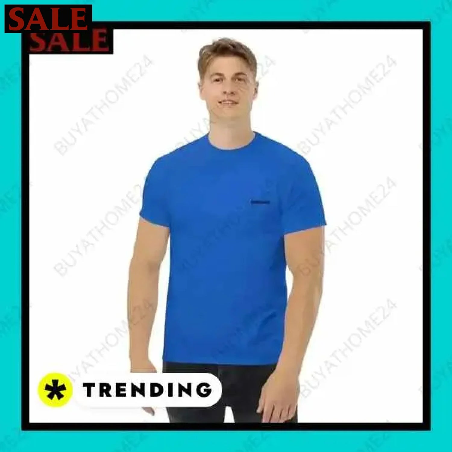 Herren T-Shirt aus Baumwolle in verschiedenen Größen für vielseitigen Stil  Textildruck BUYATHOME24, T-Shirts BUYATHOME24, Hoodies BUYATHOME24,  Hosen BUYATHOME24, Jacken BUYATHOME24, Schuhe BUYATHOME24