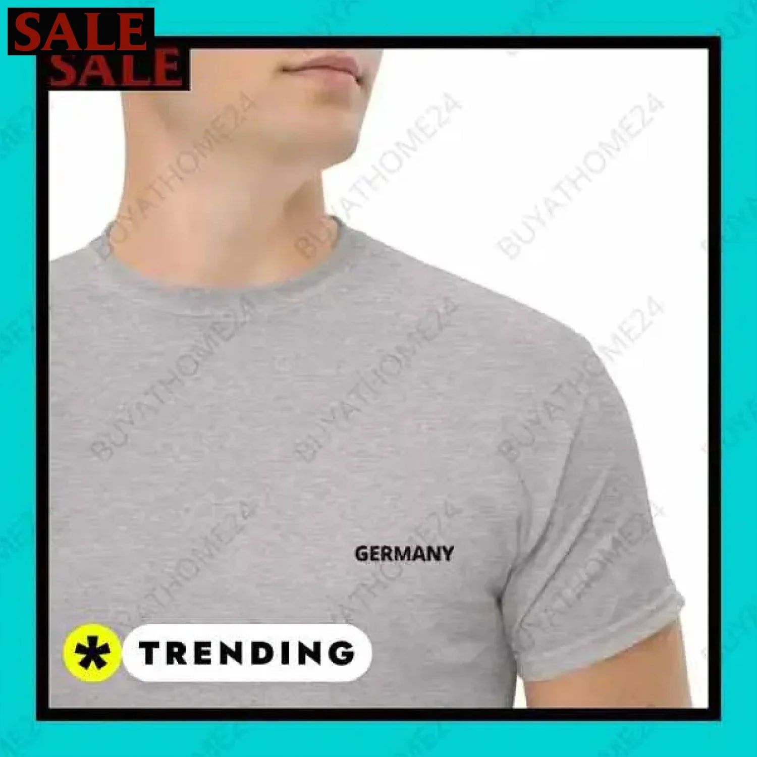 Herren T-Shirt aus Baumwolle in verschiedenen Größen für vielseitigen Stil  Textildruck BUYATHOME24, T-Shirts BUYATHOME24, Hoodies BUYATHOME24,  Hosen BUYATHOME24, Jacken BUYATHOME24, Schuhe BUYATHOME24