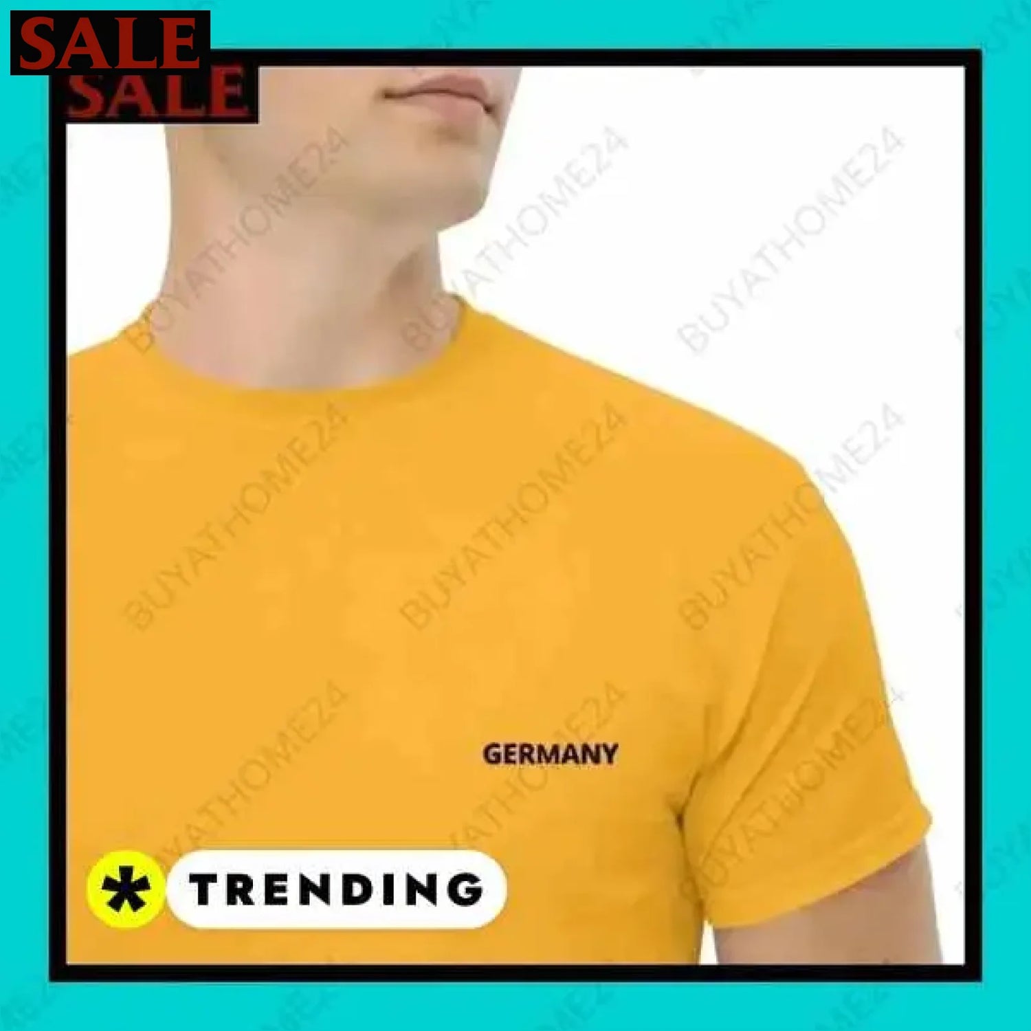 Herren T-Shirt aus Baumwolle in verschiedenen Größen für vielseitigen Stil  Textildruck BUYATHOME24, T-Shirts BUYATHOME24, Hoodies BUYATHOME24,  Hosen BUYATHOME24, Jacken BUYATHOME24, Schuhe BUYATHOME24